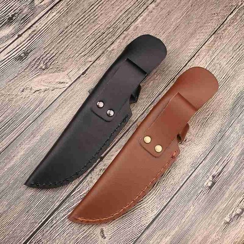 Funda de cuero multifunción para cuchillo, funda protectora de 22cm con hebilla para cinturón de cintura, Funda de cuero con cinturón de la funda ► Foto 1/6