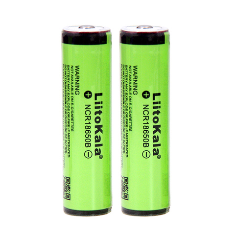 Liitokala-batería de litio de 1-20 piezas para linternas, 18650, 3400mAh, 3,7 V, NCR18650B, tablero de protección plus, Compras gratis ► Foto 1/4