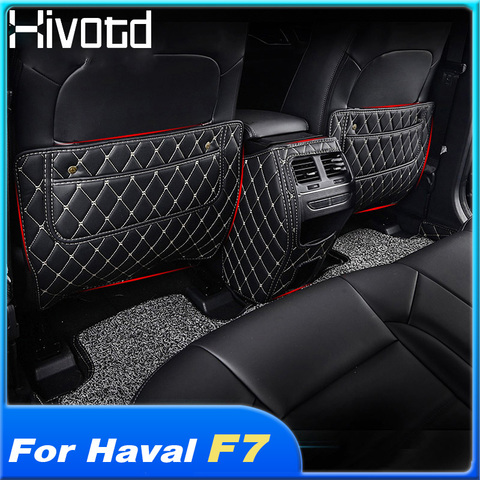 Hivotd-alfombrilla protectora para asiento de coche Haval F7 F7X 2022, antipatadas, almohadillas impermeables, accesorios de Interior para niños ► Foto 1/6