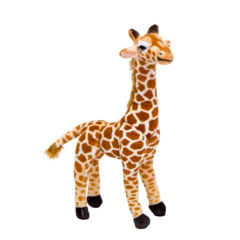 35-55cm de la vida Real de jirafa de peluche de juguete Animal relleno muñeca suave de juguete para niños de cumpleaños de bebé decoración, regalo de la ► Foto 1/6