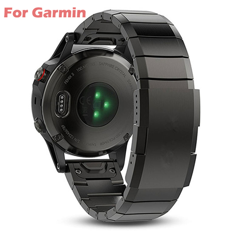 26 22 20mm correa de reloj para Garmin Fenix 6 6X Pro 5 5X más 3HR banda de acero inoxidable Fenix6 Fenix5 reloj de liberación rápida de la correa de muñeca ► Foto 1/6