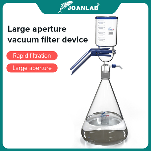 JOANLAB-dispositivo de filtración al vacío de gran diámetro, 2L, 5L, equipo de vidrio de laboratorio, núcleo de arena, filtro de membrana solvente líquido ► Foto 1/6