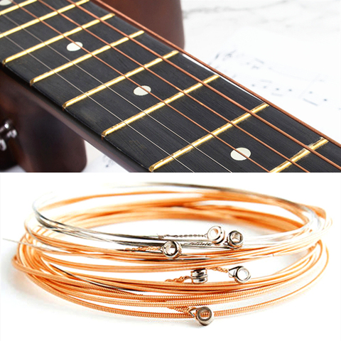 Cuerdas de cobre puro 1-6 para guitarra clásica, cable de acero, piezas de accesorios para guitarra clásica acústica folclórica, 6 uds. ► Foto 1/6