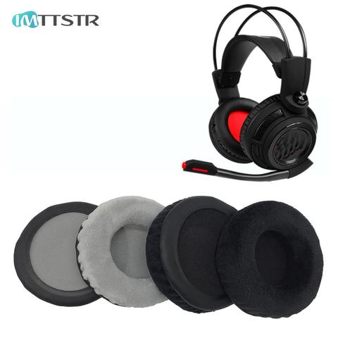 IMTTSTR-almohadillas de cuero de terciopelo para auriculares, repuesto de orejera, para MSI DS502, DS-502, 1 par ► Foto 1/6