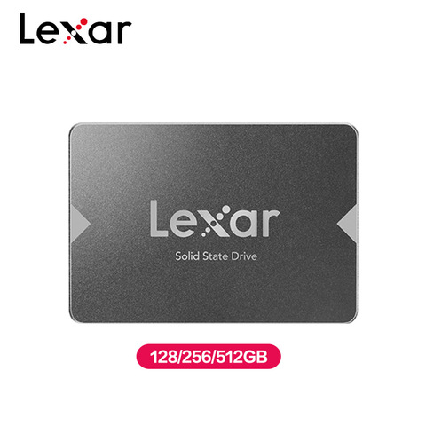 Disco Duro SSD Lexar de 512GB, disco duro 256GB SATA III de 2,5 pulgadas, unidad interna de estado sólido de 128GB, velocidad de lectura máxima de 520 MB/s NS100 100% Original ► Foto 1/2