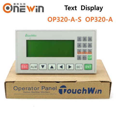 TOUCHWIN-XINJE OP320-A-S OP320-A, pantalla de texto, compatible con STN LCD, un solo color, 20 teclas, compatible con 232 485 puertos de comunicación ► Foto 1/5