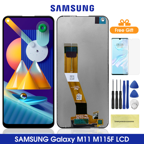 Pantalla Lcd Original para móvil, montaje de pantalla táctil de 6,4 pulgadas para Samsung Galaxy M11, M115F, M115F, DS ► Foto 1/6