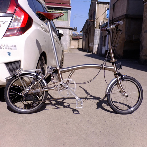 3 60 bicicleta plegable 3 bicicleta plegable cromo molibdeno acero interior 3 velocidad bicicleta plegable ► Foto 1/4