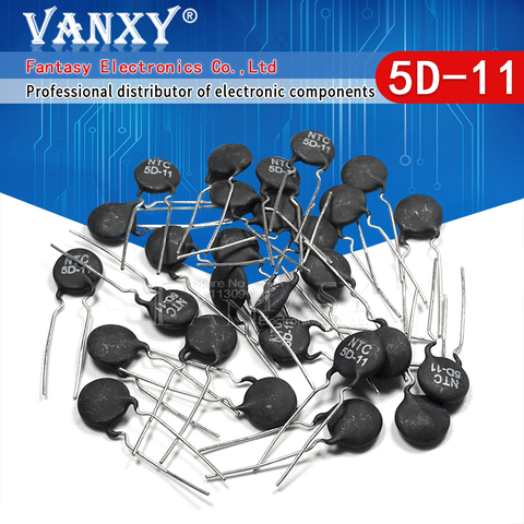 10 unidades resistencia unids Termistor NTC 5D-11 resistencia térmica ► Foto 1/6