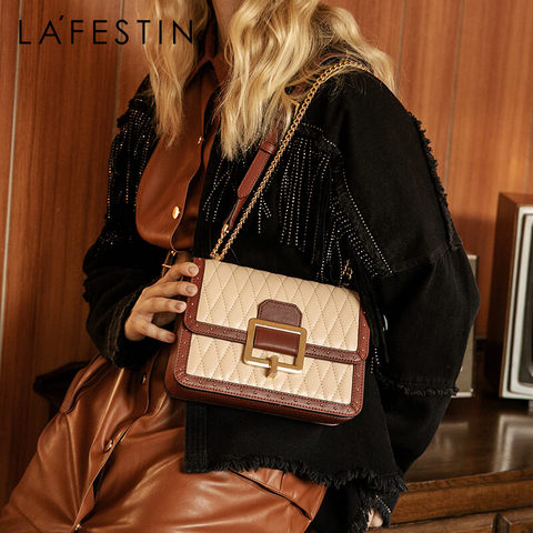 LA FESTIN-cadena nueva para mujer, bolso femenino de diseño de órgano, bolsas de mensajero de hombro Retro, cuadrado pequeño bolso a LA moda, 2022 ► Foto 1/6