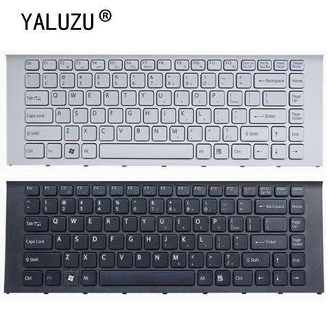 YALUZU nuevo para SONY VAIO PCG-61211 PCG-61211L PCG-61211M PCG-61317L PCG-61317M PCG-61317 teclado nos inglés color blanco negro ► Foto 1/6