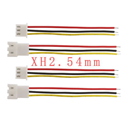 Conector de Cable JST XH 2,54 de 20CM y 3 pines, conector macho y hembra de 2,54mm, conectores de terminales de Cable de 26AWG ► Foto 1/5