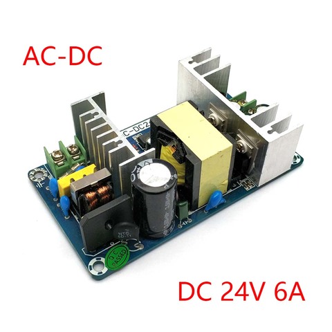 AC 100-240 V a 24 V CC 6A 9A módulo de fuente de alimentación de conmutación AC-DC ► Foto 1/4