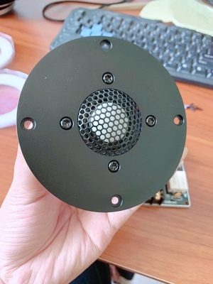 GHXAMP-altavoz de agudos para el hogar, altavoz de agudos de 4 pulgadas con diafragma de cerámica, panel de aluminio de 20W, HIFI, súper Tweeter de 8OHM, 45KHZ, 93dB, 1 Uds. ► Foto 1/6