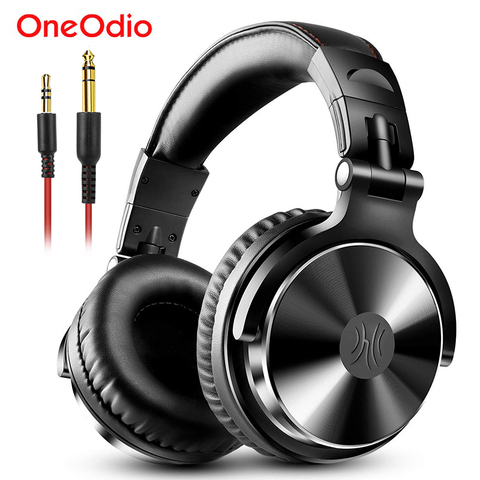 Auriculares Oneodio Hifi para estudio de DJ, auriculares con Monitor alámbrico, auriculares para juegos de música, auriculares para teléfono, ordenador, PC con micrófono ► Foto 1/6