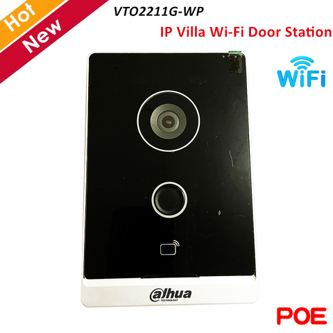 Dahua-Mini intercomunicador de vídeo Poe, estación exterior con Wifi, Audio bidireccional y voz, red inalámbrica, IP, puerta de Villa, VTO2211G-WP ► Foto 1/3