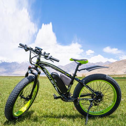 RichBit RT-012 Plus 21 s bicicleta eléctrica con la computadora velocímetro de odómetro poderoso eléctrico bicicleta MTB bicicleta 17AH 1000 W eBike ► Foto 1/6