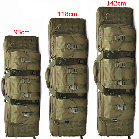 Bolsa de pistola táctica Molle, bolsa de caza tiro Paintball francotirador Airsoft funda de pistola Rifle militar para juego de guerra, 93cm, 118cm, 142cm ► Foto 1/6