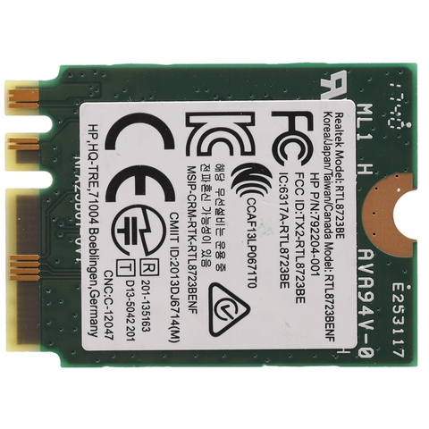 Adaptador inalámbrico para Realtek, tarjeta WiFi RTL8723BE 802.11N, Bluetooth 4,0, NGFF, SPS 843338-001 300Mbps ► Foto 1/6