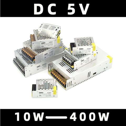 AIFENG DC 5 V de conmutación fuente de alimentación 110 V/220 V a dc 5 V 4A 5A 6A 10A 20A 60A 5 V 220 V a 5 V transformador de fuente de alimentación ► Foto 1/6
