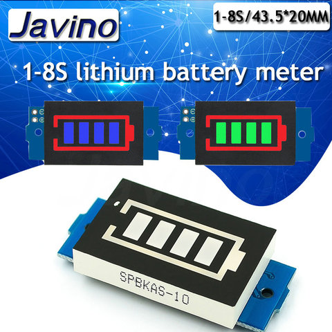 Paquete de batería de litio li-po 1-7S 18650, indicador de capacidad de batería, medidor de nivel de potencia, módulo de prueba, Panel de placa de visualización ► Foto 1/6
