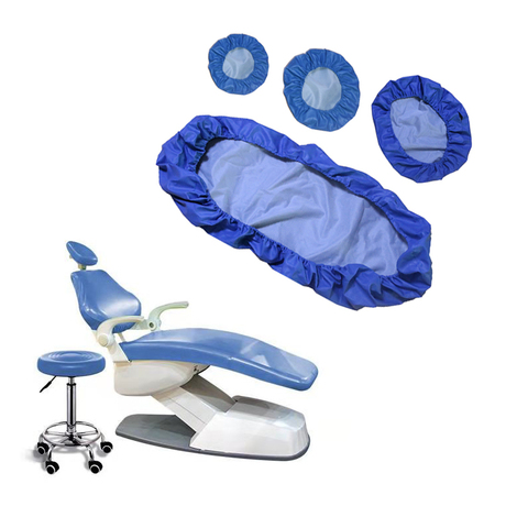 1 Set funda de silla Dental unidad de asiento de cuero elástico Protector impermeable Protector de Dentista en Dentista laboratorio de odontología ► Foto 1/6