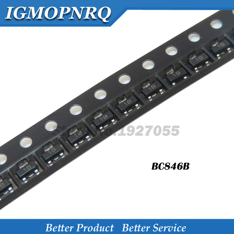 100 Uds BC846B SOT-23 BC846 SOT 1B SMD nuevo ► Foto 1/1