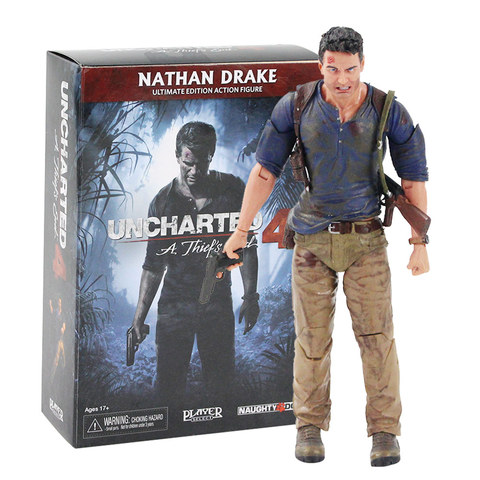 17cm NECA NATHAN DRAKE desconocido 4 un ladrón final de la última edición colección de figuras de acción Juguetes ► Foto 1/6