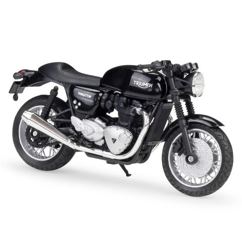 Welly-modelos de motocicleta TRIUMPH Thruxton 1200, modelo de motocicleta en miniatura, juguete para colección de regalos ► Foto 1/6