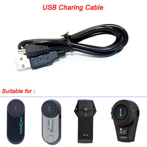 Auricular FreedConn T-COM/accesorios de carga de Cable de carga USB traje para T-COMVB T-COMSC FDC-01VB/intercomunicador Bluetooth de motocicleta ► Foto 1/6