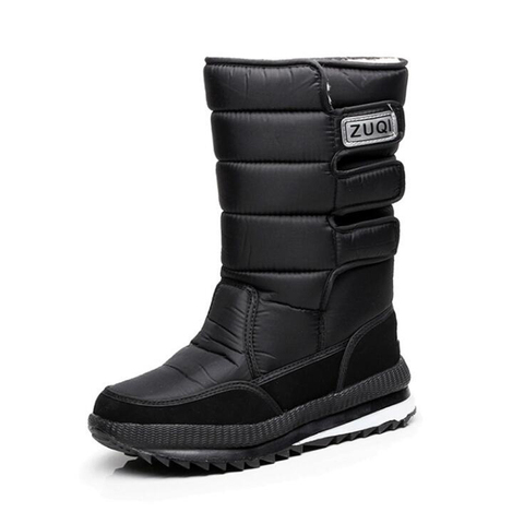 Hombres botas plataforma mujer botas para la nieve de los hombres de felpa gruesa impermeable antideslizante 2022 invierno mantener caliente zapatos de talla grande 34 - 47 ► Foto 1/6