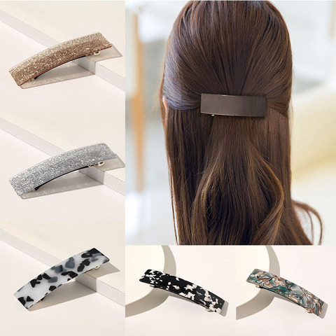 Pinzas para el pelo hechas a mano para mujer, horquillas dulces con flores geométricas, accesorios para el cabello, diademas para niña ► Foto 1/6