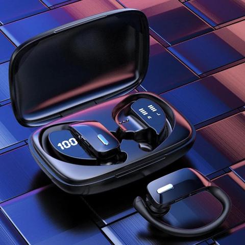 Auriculares inalámbricos T17 con Bluetooth V5, dispositivo de audio con pantalla LED intrauditivo, HiFi, llamada HD ► Foto 1/6