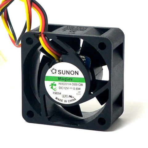 Sunon Maglev Fan HA40201V4-D000-C99 DC12V 0,6 w 4020 40*40*40*20MM F Servidor de potencia del inversor de refrigeración axial fans 3pin ► Foto 1/3