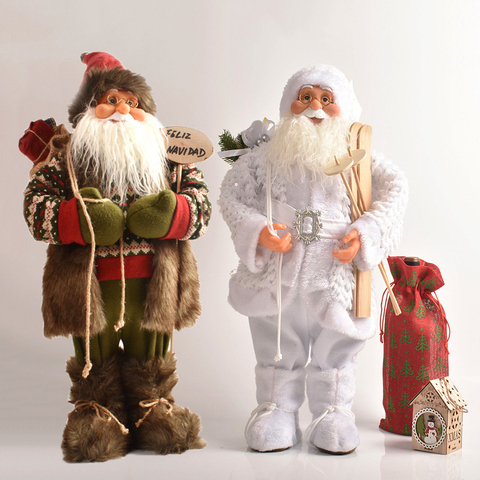 Natale-muñeco de Papá Noel de decoración para el hogar, muñeco de regalo de Año Nuevo, regalos de decoración para el hogar, juguetes de Navidad para niños, adornos, Feliz Navidad, 2022 ► Foto 1/6