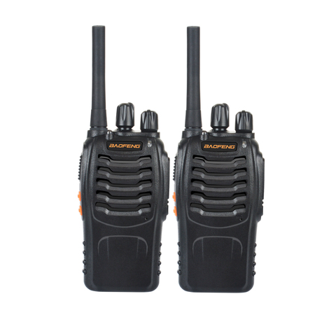 2 unids/par cargador USB Walkie Talkie Baofeng BF-888H UHF 400-470MHz 16CH VOX portátil dos RADIO bf-888h ► Foto 1/6