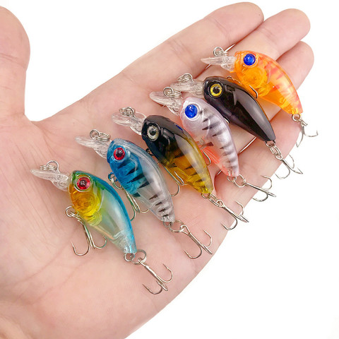 Señuelo de Pesca Minnow, cebo duro de agua superior, Wobbler, Crankbait, carpa, lubina rayada, Pesca aparejos de Pesca, SwimBait, 45mm, 3,6g, 1 Uds. ► Foto 1/5