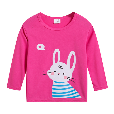 Camisetas de manga larga de algodón para bebés y niños, Tops de otoño, camisetas de dibujos animados, novedad de 2022 ► Foto 1/1