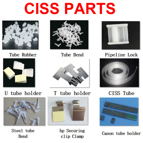 CISS accesorios de piezas de soporte de tubo abrazadera de tubería Cierre de tinta de tubo de acero de la curva de codo para canon hp epson ciss ► Foto 1/6