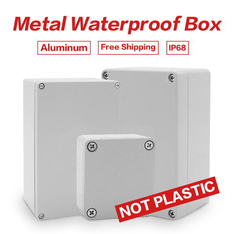 Caja de aluminio electrónica a prueba de explosiones, caja de instrumentos a prueba de agua ip68, caja de empalme para exteriores ► Foto 1/5
