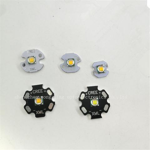 CREE XML XM-L T6 LED U2 10W blanco LED de alta potencia chip en mm 12mm 14mm 16mm 20mm PCB ► Foto 1/4