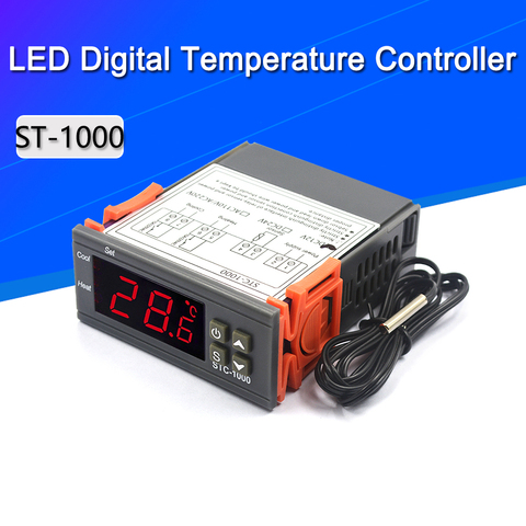 STC-1000 STC 1000 LED Digital Thermostat for Incubator Temperature Controller Thermoregulator Relay Heating Cooling 12V 24V 220V ► Foto 1/4