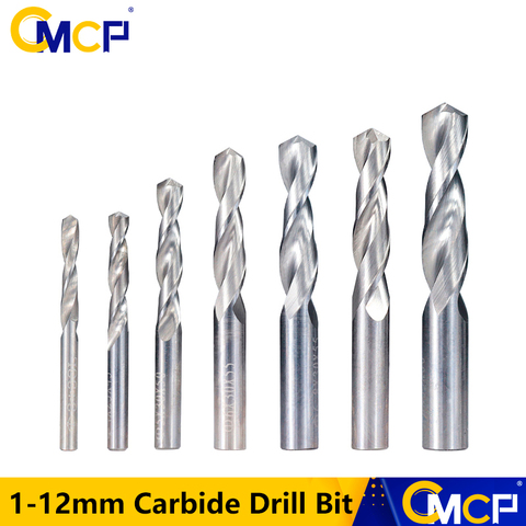 CMCP-Broca brocas de carburo de tungsteno de 1-12mm para máquina de torno CNC, broca helicoidal para corte de agujero de perforación de Metal ► Foto 1/6