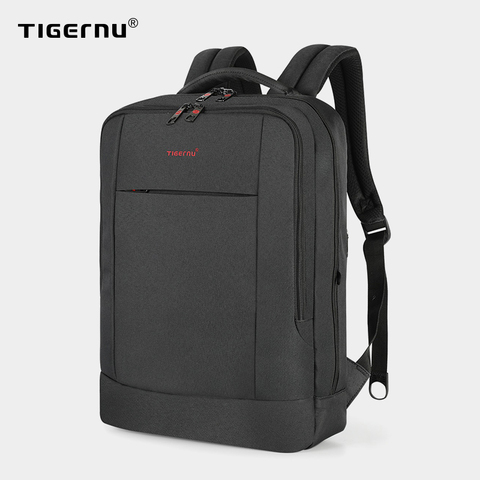 Tigernu-Mochila impermeable para ordenador portátil de 15,6 pulgadas para hombre, morral de negocios con carga USB, antirrobo, Mochila escolar de viaje para Universidad ► Foto 1/6