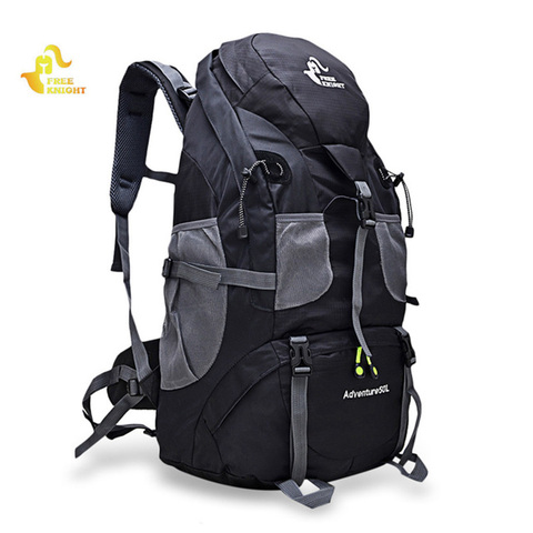 Mochila para acampar, senderismo, senderismo, & 50L 45L, púrpura, impermeable, Mochila deportiva, mochila, mochila de viaje para escalar ► Foto 1/6