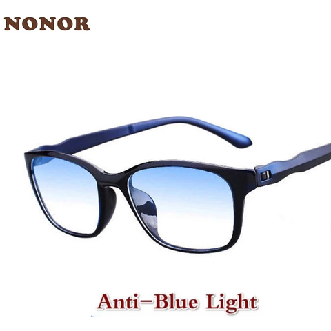 NONOR-gafas con bloqueo de luz azul para hombre y mujer, anteojos con protección contra luz azul TR90, para ordenador ► Foto 1/6