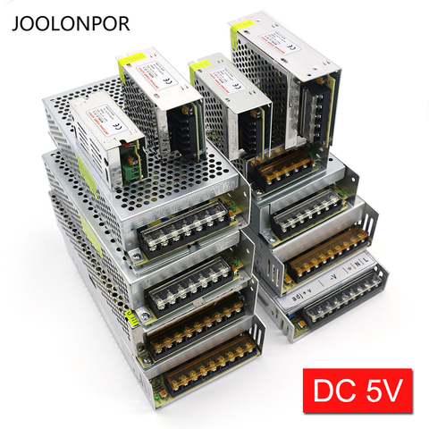 Fuente de alimentación conmutada, transformador Led de 5V, 2A, 3A, 5A, 10A, 20A, 30A, 40A, 60A, 10W, 20W, 30W, 50W, 60W, 100W, 200W, 300W ► Foto 1/6