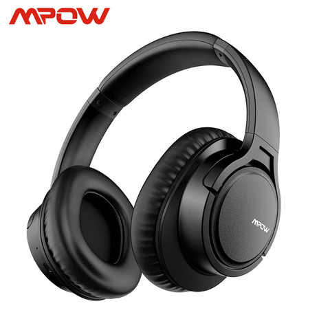 Mpow-Auriculares inalámbricos H7 por Bluetooth para tablet, TV, PC y móvil, cascos con micrófono de cuero suave ► Foto 1/6