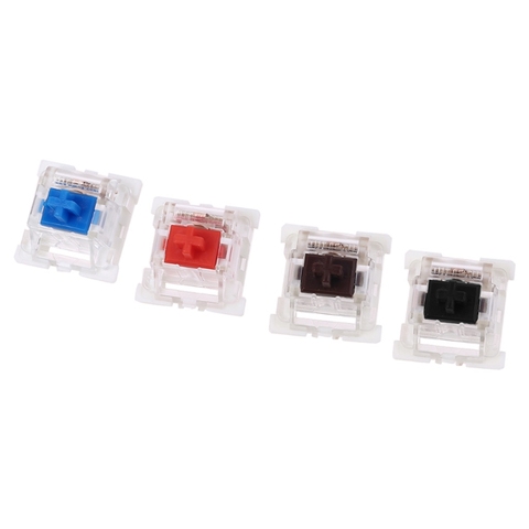 Outemu-interruptores de 3 pines para teclado mecánico, interruptor LED SMD, Negro, Rojo, marrón y azul, reemplazo para Cherry MX Gateron DIY ► Foto 1/6