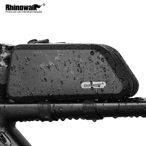 Rhinowalk-Bolsa de tubo superior para bicicleta, 1,5l, resistente al agua, con carcasa dura, para ciclismo estable, accesorios para bicicleta de carretera ► Foto 1/6